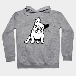 Bonjour, French Bulldog Hoodie